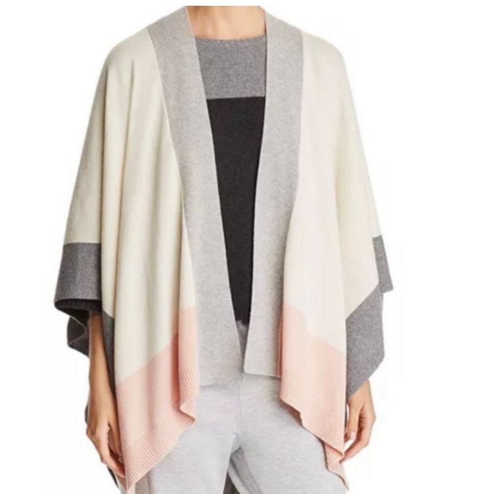 Eileen Fisher Cashmere Color Block Wrap